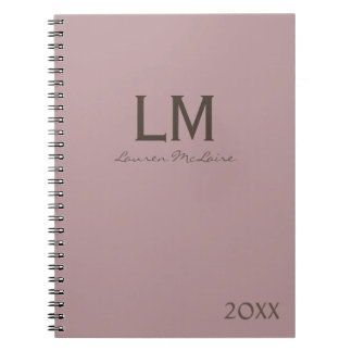Zachte Blos Roze Moderne Minimalistische Professio Notitieboek
