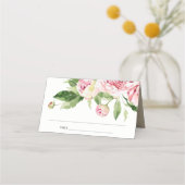 Zachte Blush Groene Pioen Rozen Bruiloftsdouche (Voorkant)