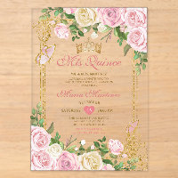 Zachte Blush Roze Verjaardag Gouden Kroon Mis Qui