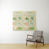 Zachte botanische droom wandkleed (In Situ (horizontaal))