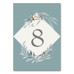 Zachte Botanische Tafelkaart Kaart