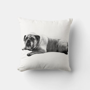 zachte bulldogsteun kussen
