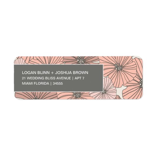 ZACHTE CHIQUE | LABEL RETOURADRES (Voorkant)