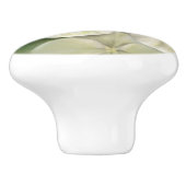 Zachte crème Witte pasta Hydrangea Floral Keramische Knop (Zijkant)