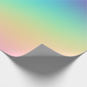 Zachte curmatische regenbooggradiënt cadeaupapier (Hoek)