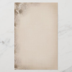 Zachte Daisies-grens Briefpapier