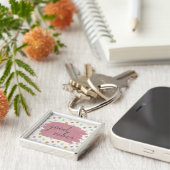 Zachte Deco IV | Good Vibes Sleutelhanger (Zijkant)