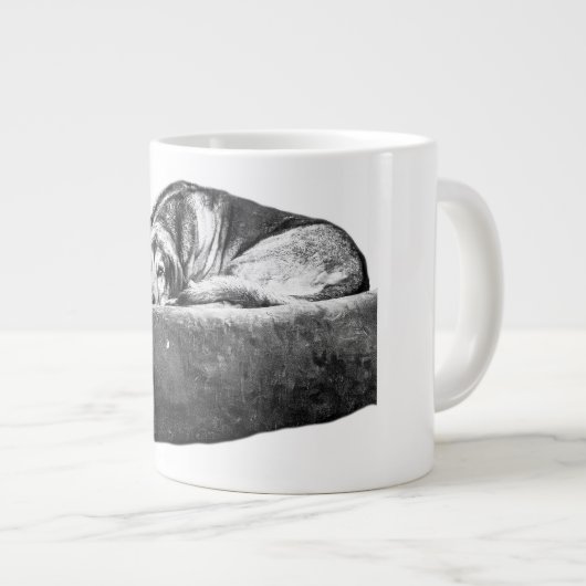 zachte dutje extra grote beker (Voorkant rechts)