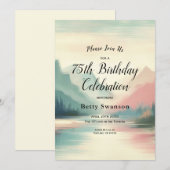 Zachte echo's van de bergen kaart (Voorkant / Achterkant)