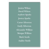 Zachte echo's van de bergen kaart (Achterkant)