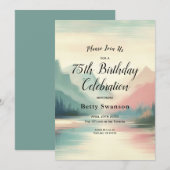 Zachte echo's van de bergen kaart (Voorkant / Achterkant)