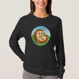 Zachte Egel Paardenbloem Stekelige Egel T-shirt
