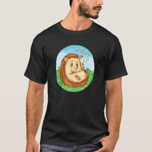 Zachte Egel Paardenbloem Stekelige Egel T-shirt