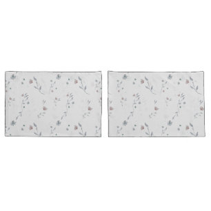 Zachte Elegante cottagecore wilde bloem Florals Kussensloop
