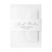 Zachte en Elegante "Soul Mates Invitation Belly Ba Uitnodigingen Wikkel (Voorkant Voorbeeld)