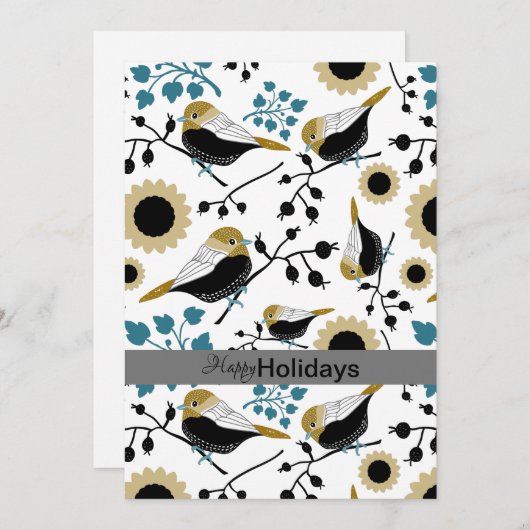 Zachte En Schattige Meesjes Met Hartjes Feestdagenkaart (Voorkant / Achterkant)