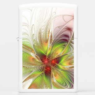 Zachte en tedere fractale fantasie bloemen