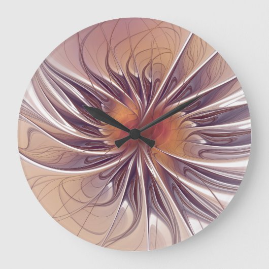Zachte en tederheidsfractal fantasiebloemen grote klok (Voorkant)