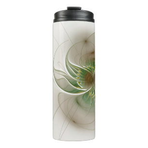 Zachte en zachtheid fractale fantasie bloemen thermosbeker