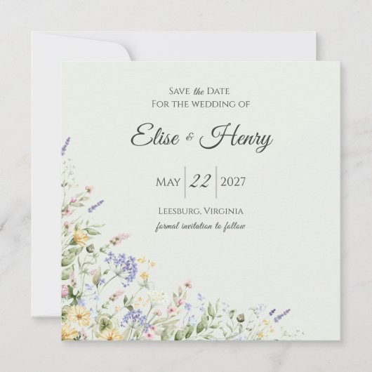 Zachte Engelse Tuin Save the Date (Voorkant)