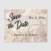 Zachte  Floral, sla de Datum Magnetische Kaart op (Voorkant)