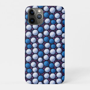 Zachte garenballen met glitteraccenten iPhone 11 pro hoesje