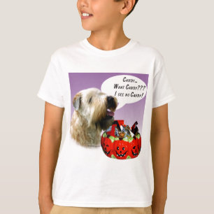 Zachte gecoate tarwedrager Halloween Snoep T-shirt