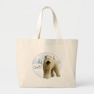 Zachte gecoate tarwedrager Noel Grote Tote Bag