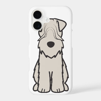 Zachte Gecoate Wheaten Terrier Honden Cartoon