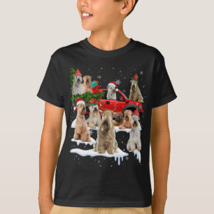 Zachte gecoate Wheaten Terrier Rode Vrachtwagen Ke T-shirt