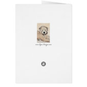 Zachte gecoate Wheaten Terrier schilderij Originel (Achterkant)