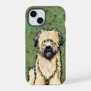 Zachte gecoate Wheaten Terrier telefoonhoes iPhone 15 Hoesje