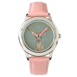 Zachte geest: een pastelhert horloge
