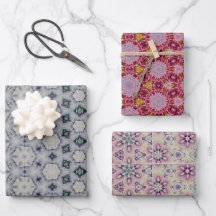 Zachte gekleurde geometrische patronen met gemutee