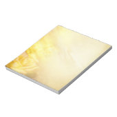 Zachte gele roos notitieblok (Gedraaid)