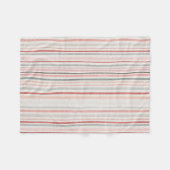 Zachte gestreepte fleece deken (Voorkant (Horizontaal))