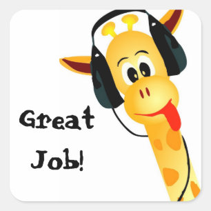 Zachte Giraffe Stickers