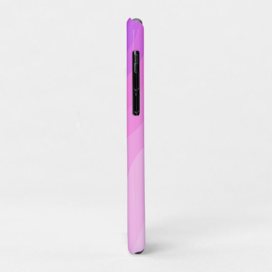 Zachte golven roze paarse meisjesnaam minimaal Case-Mate iPhone case (Achterkant/links)