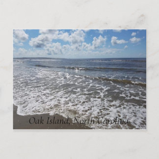 Zachte golven van het Briefkaart van het eiland Oa