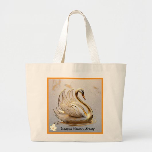 "Zachte golven van vrede" Grote Tote Bag (Voorkant)