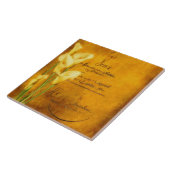 Zachte goudstaartlippen tegeltje (Zijkant)