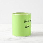 Zachte Groen personaliseer de Coffee Cup-cadeaubon Mok (Midden)