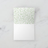 Zachte Groene Blad Frame Bedankt (Binnen)