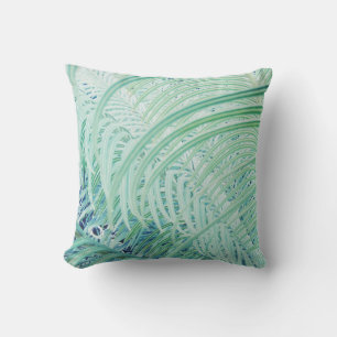 Zachte groene stijlvolle plant print kussensloop kussen