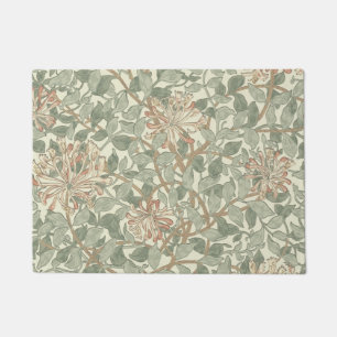 Zachte Groene Vintage William Morris Kamperfoelie Deurmat
