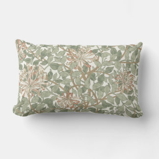 Zachte Groene Vintage William Morris Kamperfoelie Kussen