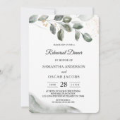 Zachte Groene Waterverfblad | Goudstof | Kaart (Voorkant)