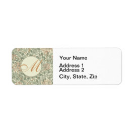 Zachte Groene  William Morris Honeysuckle Etiket