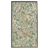 Zachte Groene William Morris Honeysuckle Klein Cadeauzakje (Achterkant)