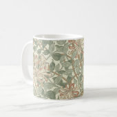 Zachte Groene  William Morris Honeysuckle Koffiemok (Voorkant links)